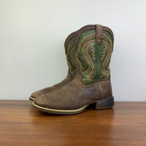 DURANGO Lil' Durango Rebel Pro Kid's 8” Western Brown/Briar Green Boot Size 3.5M